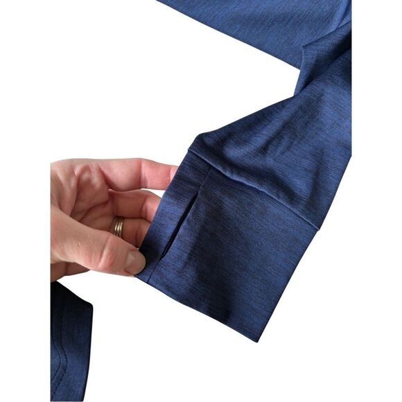 Ruby Ribbon Full Zip Hang Out Hoodie Size L Large Navy Blue - Picture 11 of 12